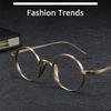 Japanese Style Handmade Replica Retro Round Glasses Frames KMN99 Men Pure Titanium Eyeglasses Luxury Anti Blue Light Eyewear