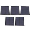 5 stk Mini solcellepanel epoksycellekortmodul for batterileker lader lys 4V 150mA