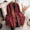 Imitation Cashmere Shawl Scarf Jacquard Fringed Spring And Summer Long Scarf Women'S Double-Sided Scarf Air Conditioner Large Shawl