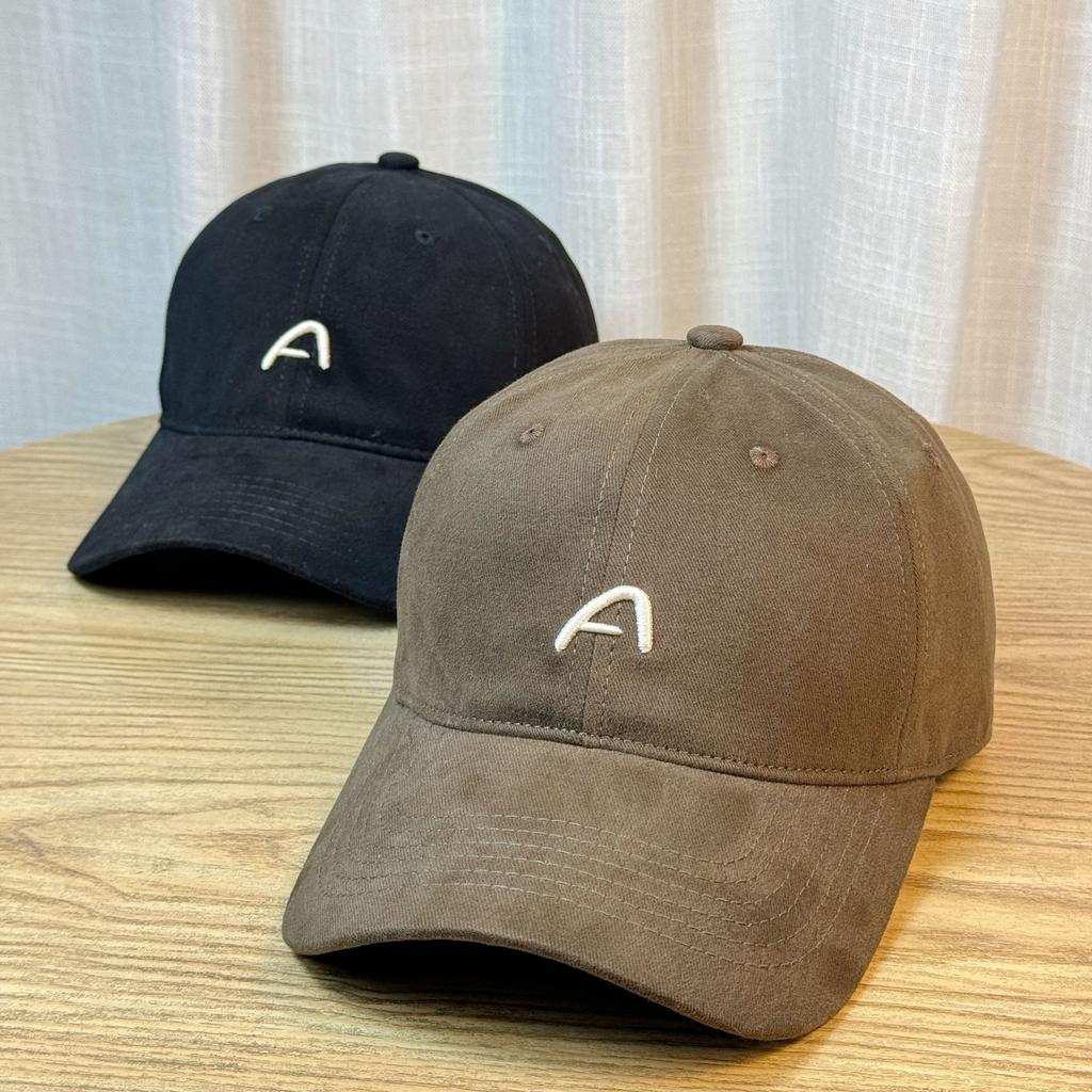 Baseball Cap for Women In Autumn New Style Simple Wide Brim Big Head Circumference Soft Top Peaked Cap Showing Face Small Retro Washed Hat