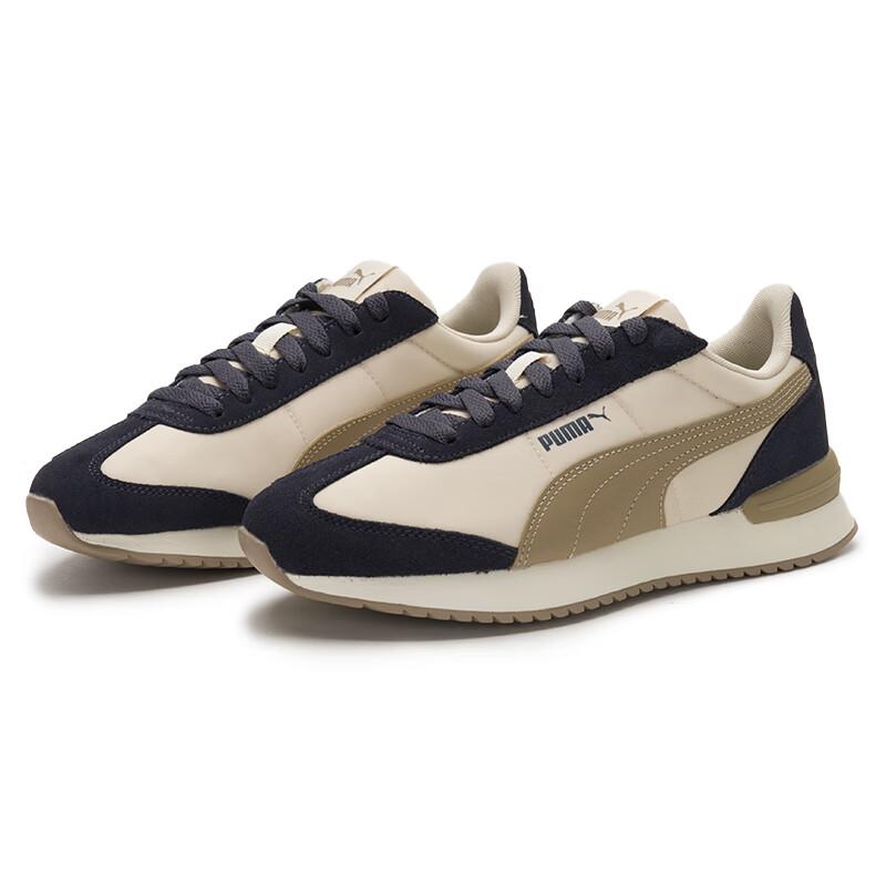 Puma R78 Nylon Retro Comfortable Versatile Durable Breathable Lightweight Low-Top Lifestyle Casual Shoes Unisex Sneaker Gray Blue 399250-07
