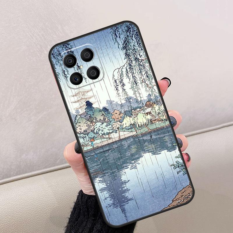 Japanese Style Ukiyo-e Art For Honor Magic 8 7 5 6 Lite Case For Honor 200 400 Pro X9d X9c X9b X9a X8c X8b 70 90 Win RT