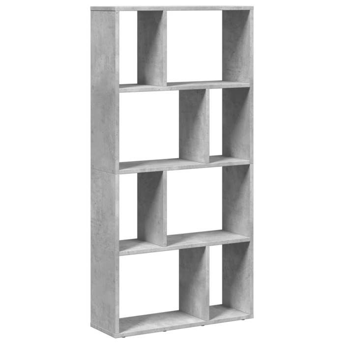VidaXL Bookcase Concrete Grey 60x20x120 Cm Engineered Wood, Shelf, Storage Shelf, Book Support, Shelf To 858150