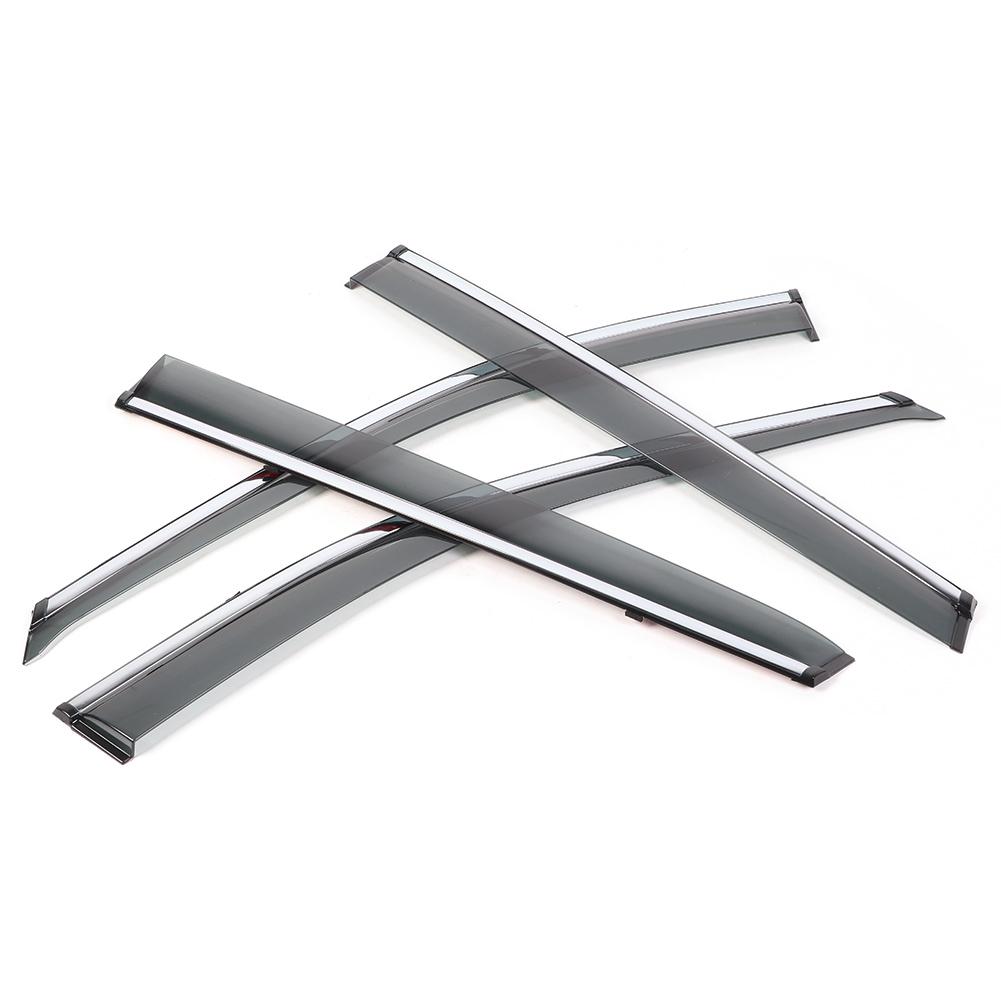 4Pcs Set Modified Rain Sun Guard Window Deflector Visor Fit for Rogue 2014 2019