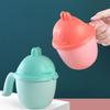 Fashion Cute Slot Lid Portable Summer Baby Bath Shampoo Rinse Cup Beach Accessories Spoon