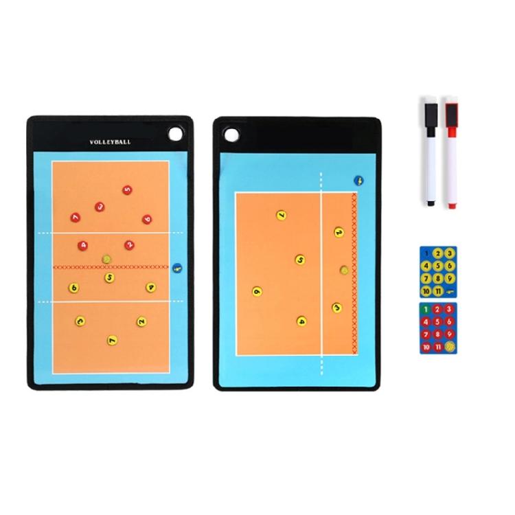 Football Basketball Coaching Clipboard with Magnetic Sheets, Dry Erases Tactic Coaching Board Training Aids for Strategy