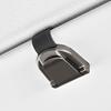 Car Sunglasses Clip for Visor Multi-Function Holder for Glasses Cards Ticket Scratch-Resistant Lining Zinc Alloy Elastic Clamp Car Sun Visor Accessory
