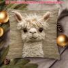 Pillow Cover Squealing Goat Donkey Rabbit Puppy Alpaca Print Cushion Case Sofa Bed Pillowcase Bedroom Dorm Home Decor