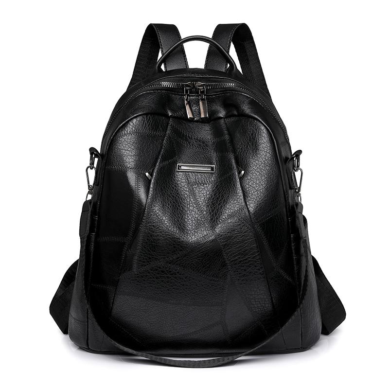 

Женские кожаные рюкзаки, винтажная сумка на плечо, женский рюкзак, женский дорожный рюкзак, Mochila, школьные сумки для девочек, рюкзак чёрный