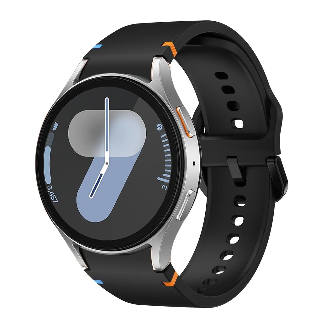 Nowy Oryginalny Silikonowy Pasek do Samsung Watch 7 6 5 Pro 44mm 40mm 45mm Sportowa Bransoleta do Galaxy Watch 6Classic 43mm 47mm Pasek