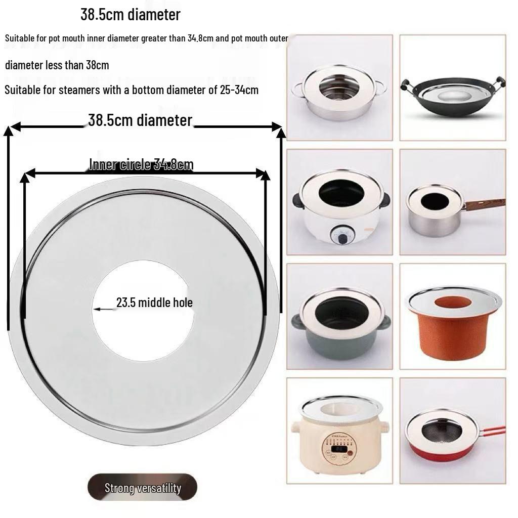 Bamboo Steamer Thickened Steaming Sheet for Wok, Milk Pot, Casserole, and Soup Pot