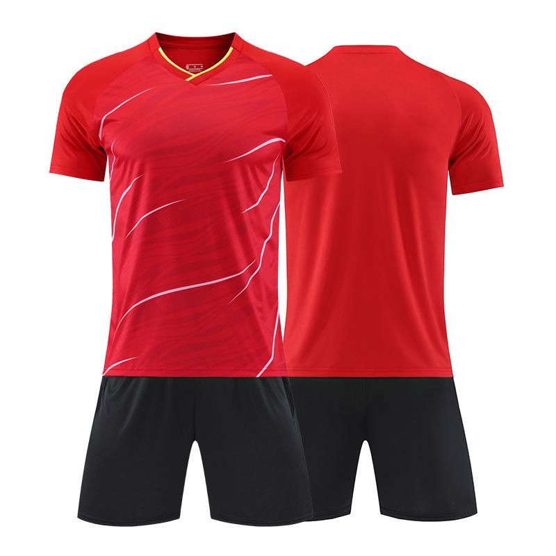 Football Jersey Set Men's Team Jersey Football Clothing Training Jersey Adult Children's Team Game Jersey Four Seasons