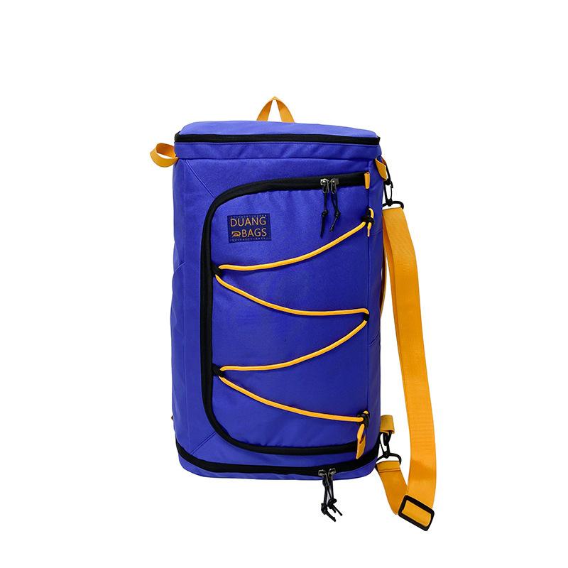 

Рюкзак двойного назначения Мужской спортивный альпинистский рюкзак большой вместимости Цветовой блок Женская сумка для активного отдыха и путешествий синий