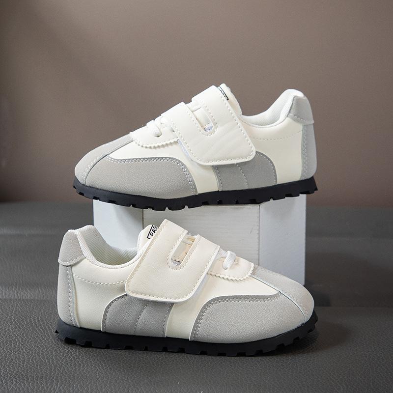 

Детская спортивная обувь 2025 весна и осень новинка мальчиковая средняя школа и дети старшего возраста обувь Форреста Гампа девочки мягкая подошва универсальная повседневная 30 светло-серый