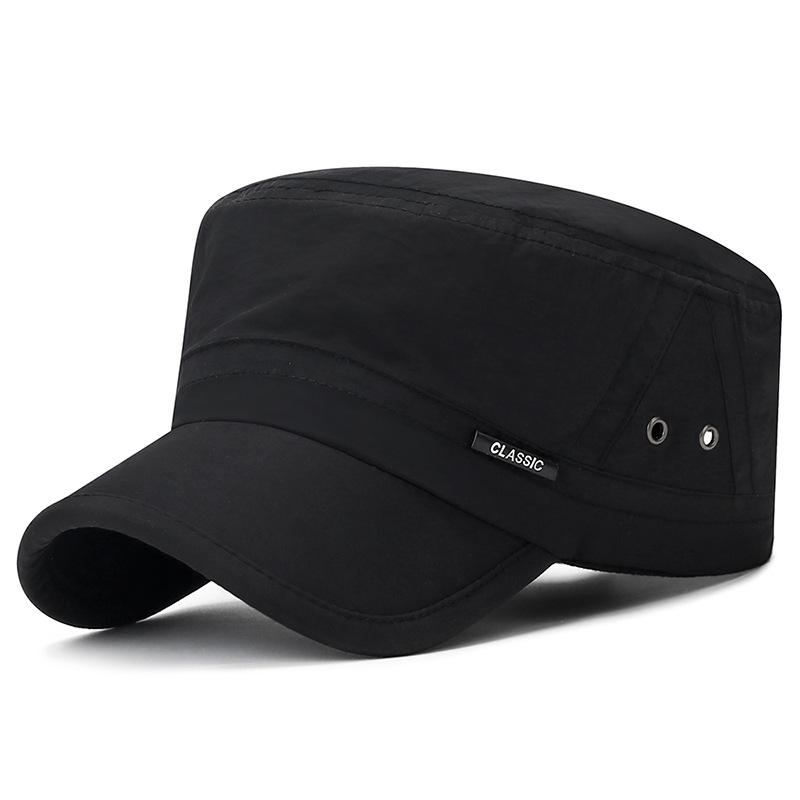 

Men s Hats, Quick-drying Flat Top Hats, Spring and Summer Sun Protection Hats, Light and Breathable Baseball Caps Adjustable 55-60cm