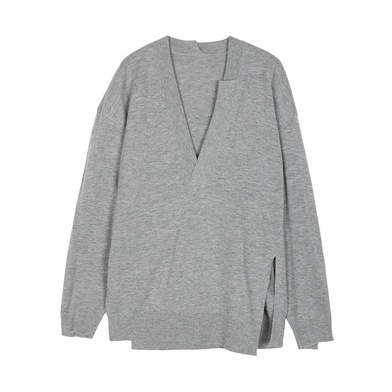 JNBY 2025 Winter V-Neck Wool Knit Pullover Sweater