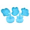 1Set Easter Plastic Cookie Cutter Rabbit Egg Biscuit Cutter 3D Cartoon Bunny Molds Baking Tools Party Cupcake DIY Supplies