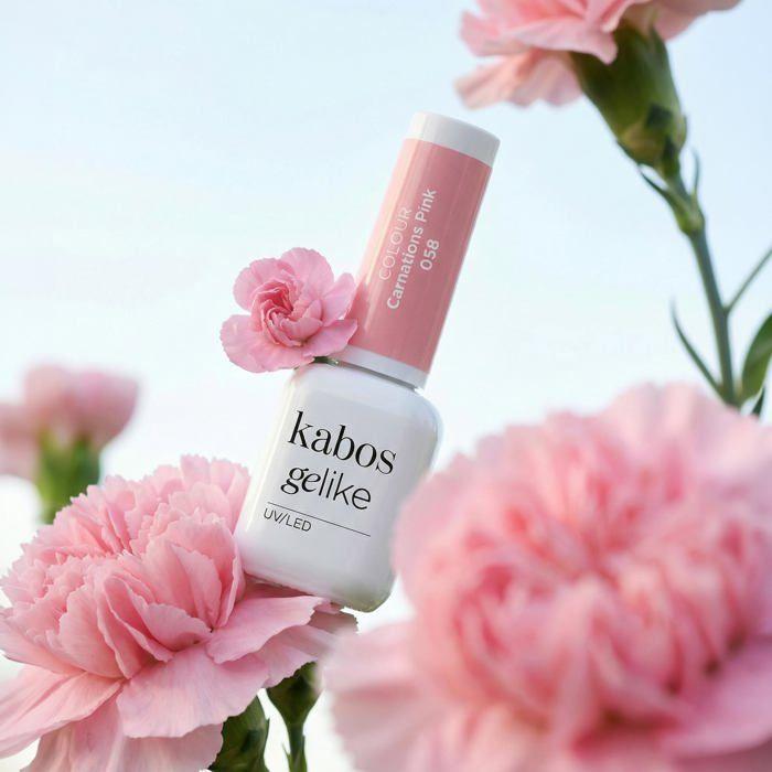 Kabos Gelike Vernis Hybride Rose UV/LED Carnation Pink Tiara 8 Ml