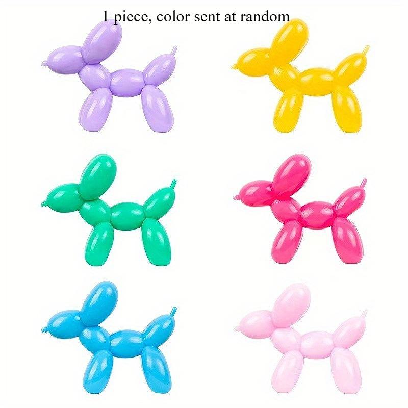 Candy Kleur Ballon Hond Squishy Zacht TPR Knijpspeelgoed Stressverlichting Fidget Speelgoed Kawaii Cartoon Dier Sensorisch Decompressie Cadeau