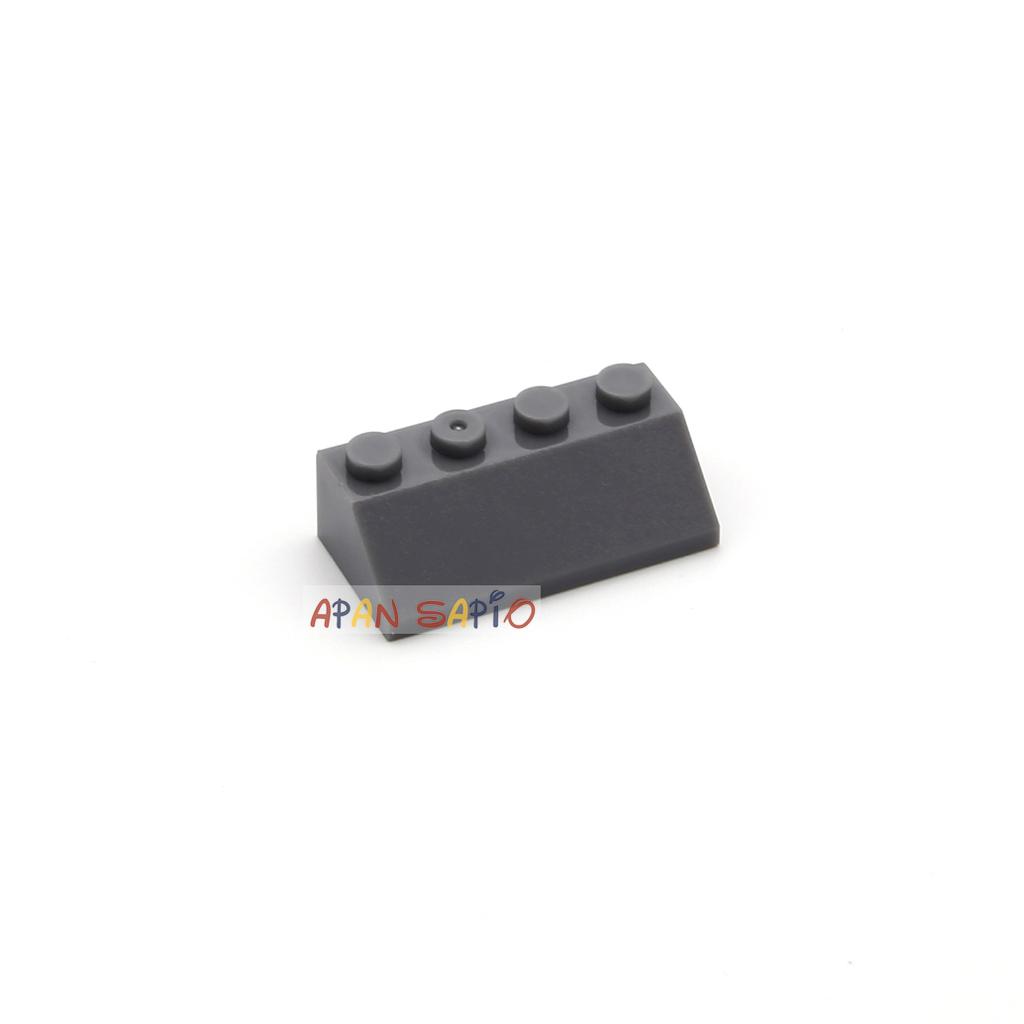 40pcs DIY Building Blocks Slope 2x4 Thick Figure Bricks Educational Creative Compatible With 3037 Toys for Children Size
