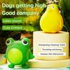 Funny Latex Dog Toys for Small Dogs Interactive Squeaky Frog and Duck Pet Toys with Grinding Sound Puppy Chew Toys for