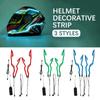 Refit Cold Light Strip Waterproof Blinker Motorcycle Helmet LED Light Sticker Cycling Warning Lights Universal night light