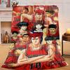 1PC Anime Basketball Heroes Flannel Blanket Gift, Suitable for Both Men And Women, Soft Ideal for Beds And Sofa, Birthday Or Christmas Gift