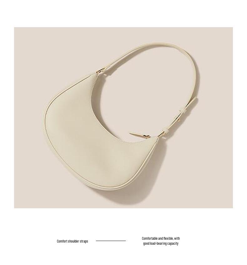 2025 Trendy Women's Crescent Underarm Bag - Summer High-End Single-Shoulder Temperament Handbag