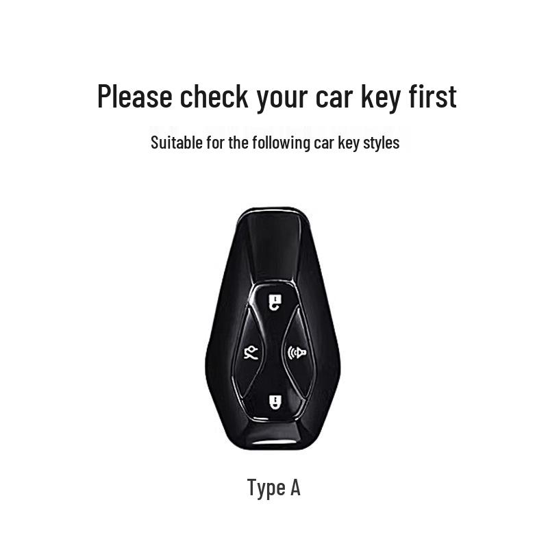 Jihu Alpha T5 Key Cover - Women's Genuine Leather Case for S5 New Energy Vehicle