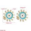 Women's Hoop Earring Bohemian O Shaped Creative Rice Beads Exaggerated Accessories Earrings