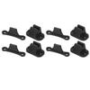 4 Set RV Door Holders Multifunctional Keep Door Open Rust Proof Camper Door Stops for Caravan Boat Black
