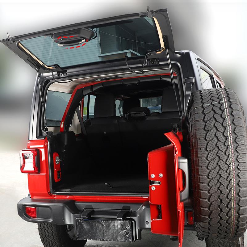 Baklucka glashandtag Grepphandtag Hållare Fäste Montering Passar För Jeep Wrangler JL 2018 Upp Interiörtillbehör