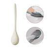 Wall-Mounted Household Toilet Brush No Dead Angle Long Handle Bathroom Cleaning Tool With Base For Hygienic Cleaning