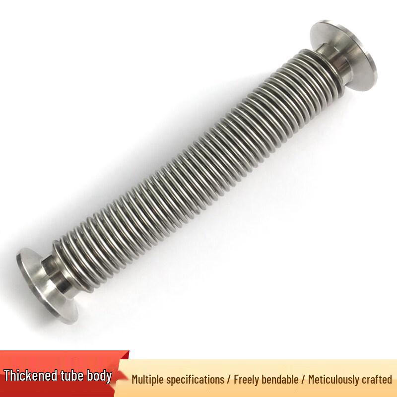 Sanitary Stainless Steel Quick-Install Corrugated Vacuum Hose