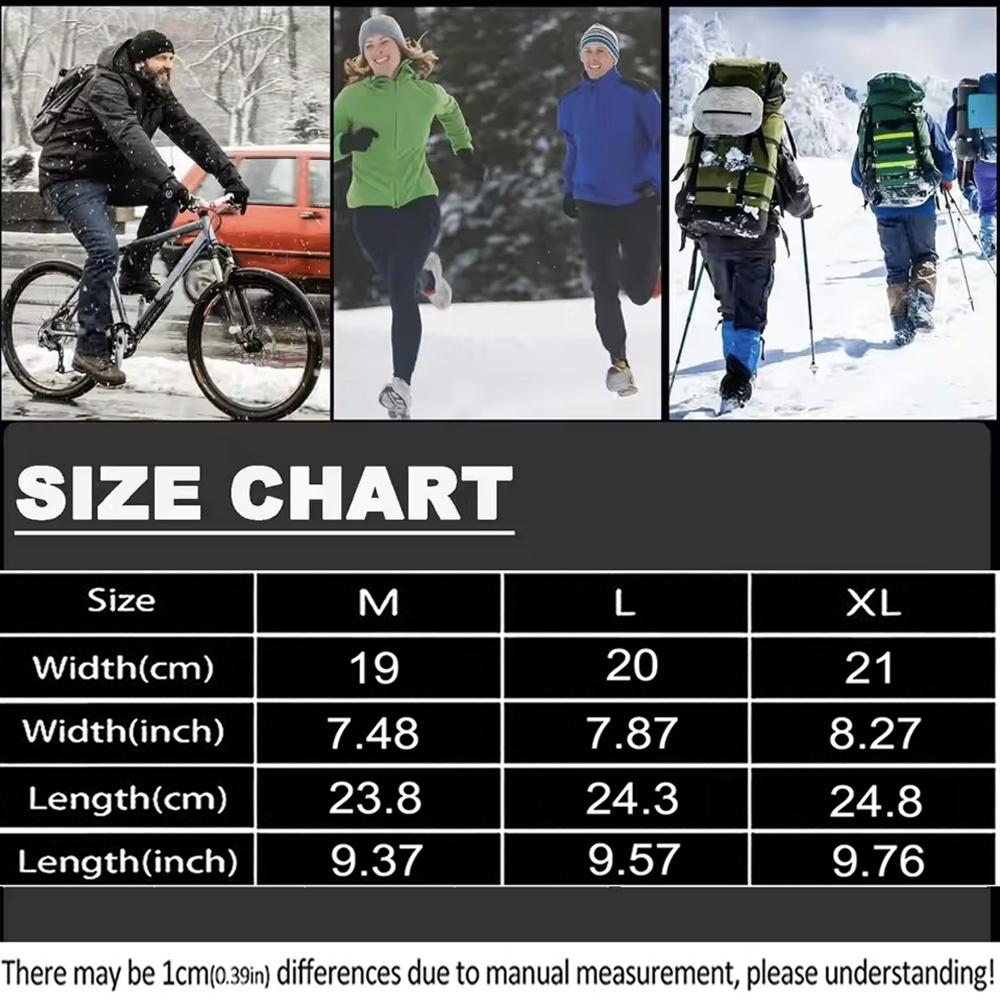 Winter Outdoor Sports Gloves, Touchscreen Compatible, Fleece-Lined Warm, Suitable for Fishing, Running, Outdoor Activities