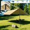 Telescopic Tent Poles Set of 2 Universal Adjustable Aluminium Camping Awning Poles Sun Sail Shelter Rods Tarp Tent Accessories