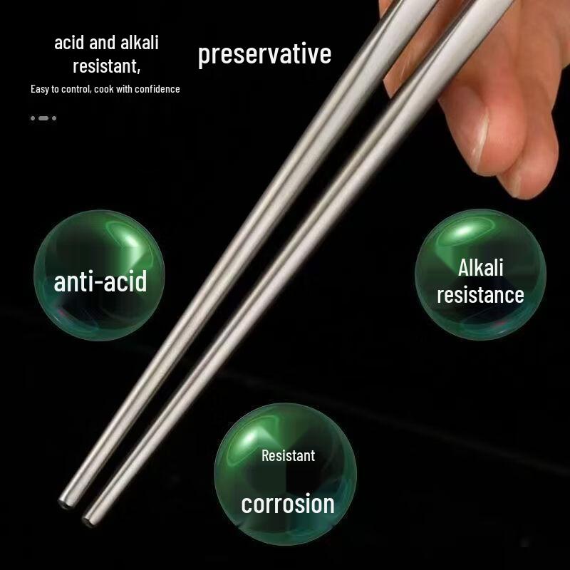 Xihe Pure Titanium Food-Grade Chopsticks