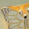 Rhinestone Butterfly Scarf Ring Elegant Scarf Clip Ring X-shape Scarf Holder Ring for Women Silk Scarves Neckerchief Shawls Fashion Accessories