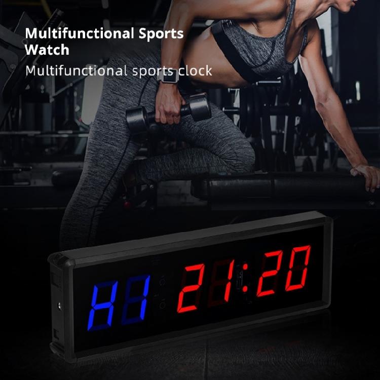 Large LED Display Electronic Wall Clock Timers Workout Timer With Count Up/Down Function for Gym And Personal Training