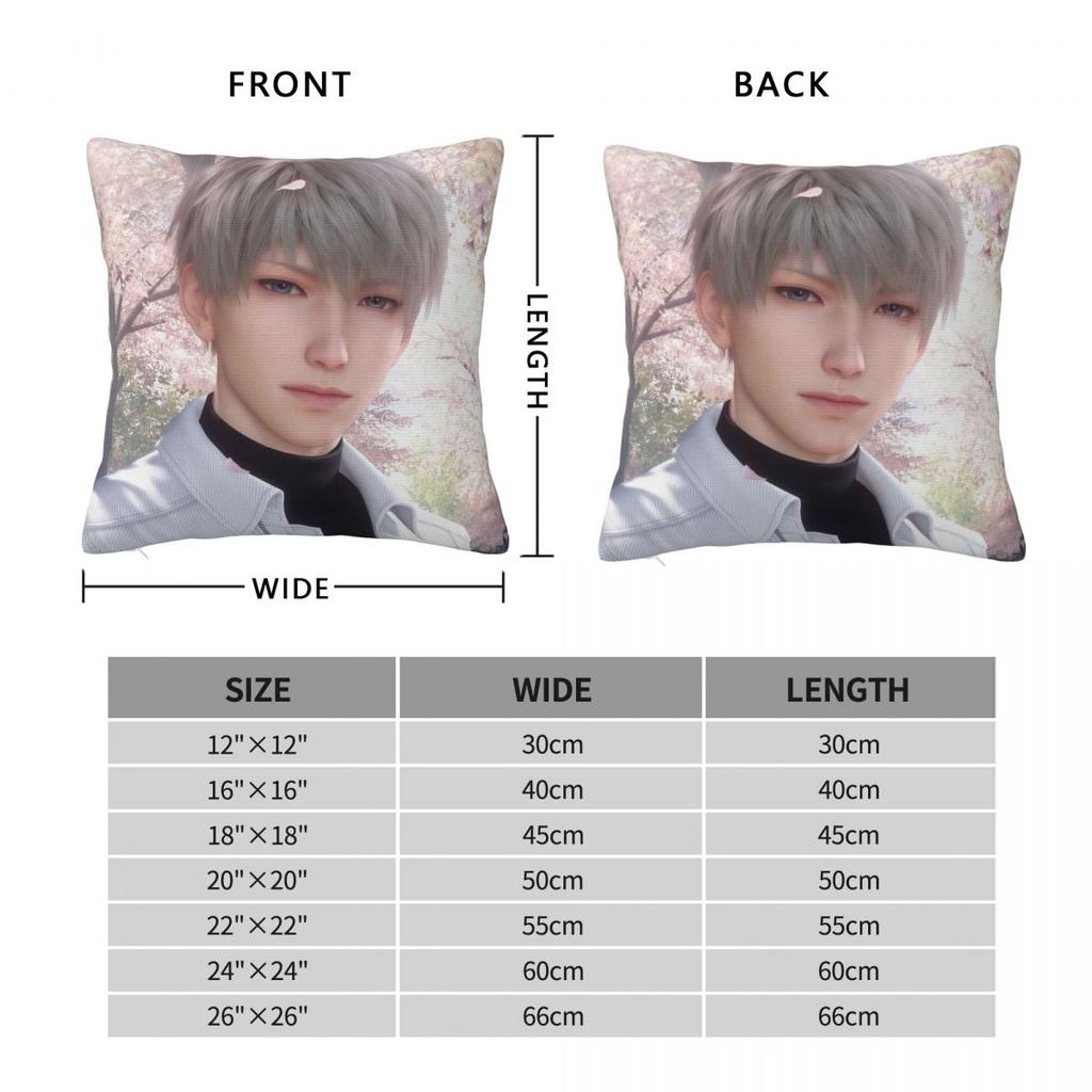Love And Deepspace Xavier Pillowcase Double-sided Printing Fabric Cushion Cover Decorative Throw Pillow Case Cover