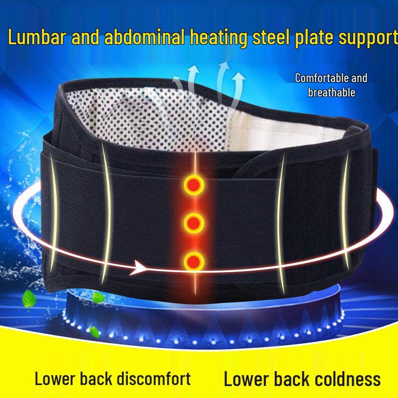 Turmalinowy samonagrzewający się stalowy pas lędźwiowy