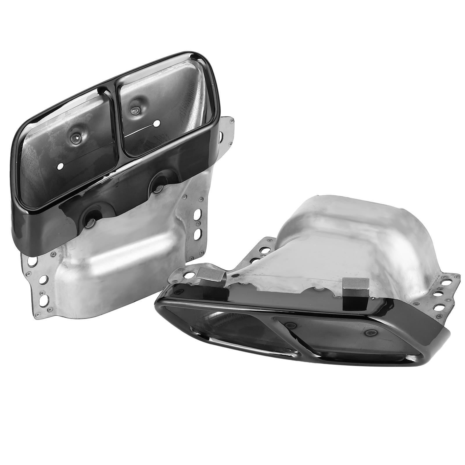 

2 шт. Квадратные насадки на глушитель из нержавеющей стали Подходят для 5 W176 CL 5 C117 20132018(откалываться )