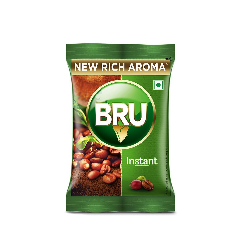 

Bru Instant | Aromatic Coffee From South Indian Plantations | Premium Blend of Robusta & Arabica Beans For a Rich Coffee Experience | 50 gram Pac