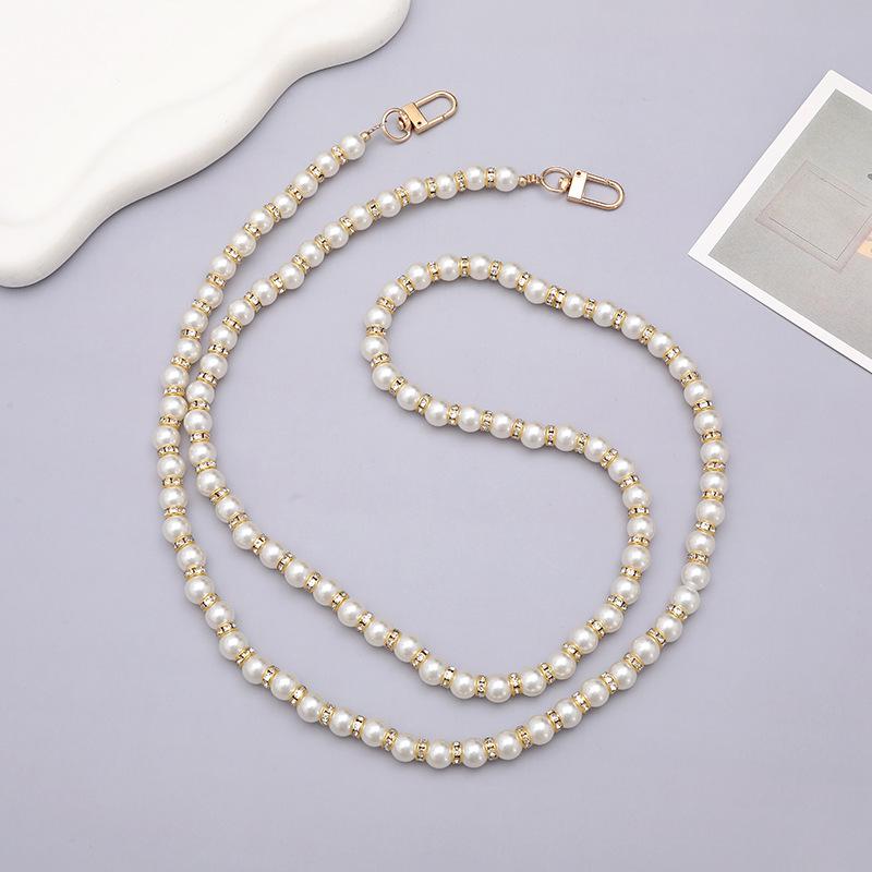 Yi Lian Acrylic Beaded Phone Chain: Pearl Crossbody Strap Charm for Women