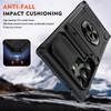 Cross-Border Nail Fusion Case with Card Slot & Bracket for Samsung S25 Ultra & Motorola - Drop-Proof Protection