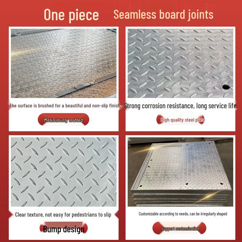 

Galvanized Anti-Slip Embossed Steel Plate for Ramps & Stairs