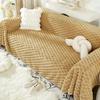 Sofa Cover Towel Thick Warm Rabbit Plush Non-Slip Sofa Cover All-Inclusive Universal Simple Sofa Cover Full Cover Blanket