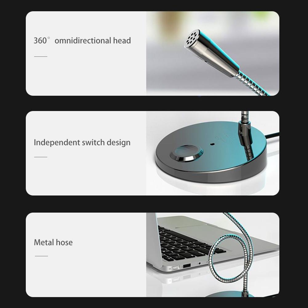 Wired Microphone Speaker Loudspeaker for Computer Laptop Notebook