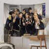 1pc Classic KPOP Hot Aateez Singer Hippie Wall Hanging Tapestries Art Science Fiction Room Home Decor Kawaii Room Decor