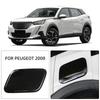 Stainless Steel Black Fuel Tank Cap Protective Cover for Peugeot 2008 2023 2022 2021 2020 Fuel Tank Decorative Sticker Protective Sequin
